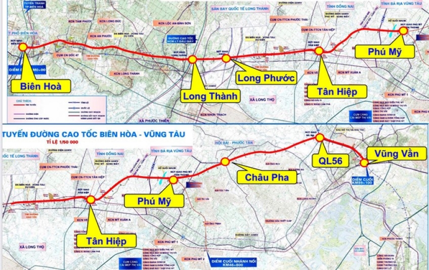 Đề xuất phương án đầu tư mới cho cao tốc Biên Hòa – Vũng Tàu